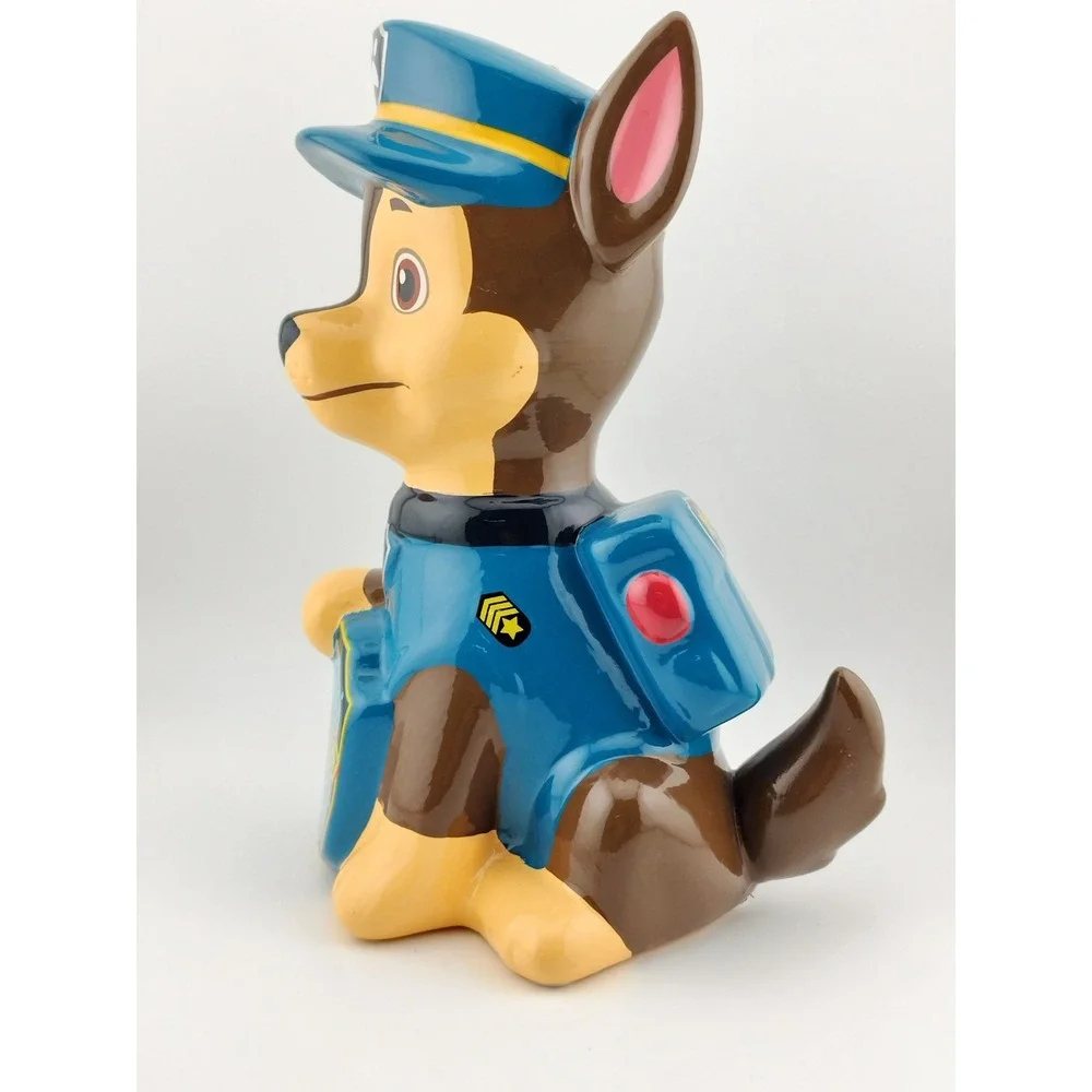 Spin Master PAW Productions Chase Ceramic Piggy Bank 8 Inch Original